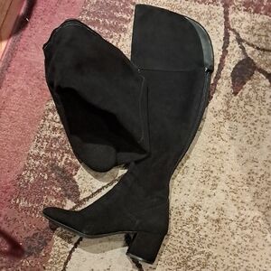 Cole Haan Black Over the Knee Boots